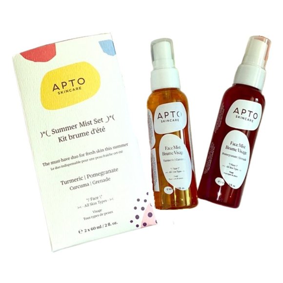 Apto Skincare Mist Set in Turmeric & Pomegranate - Picture 3 of 5